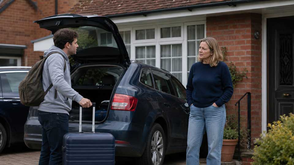 Illustration for: Can an American visitor drive a relative’s car in Britain?